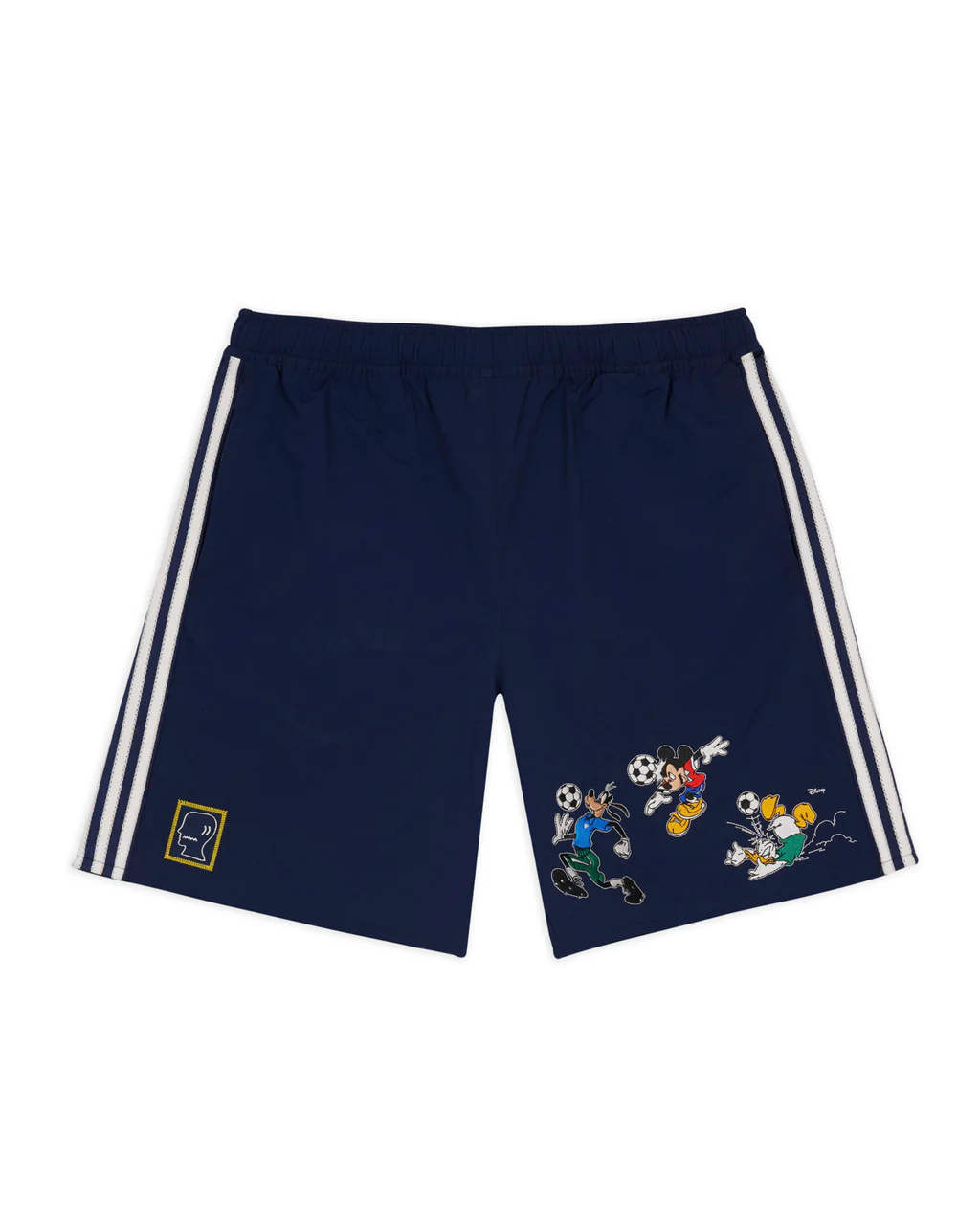 Brain Dead x Disney x Adidas Embroidered Mickey and Friends Track Short - Navy__streetdrip.top