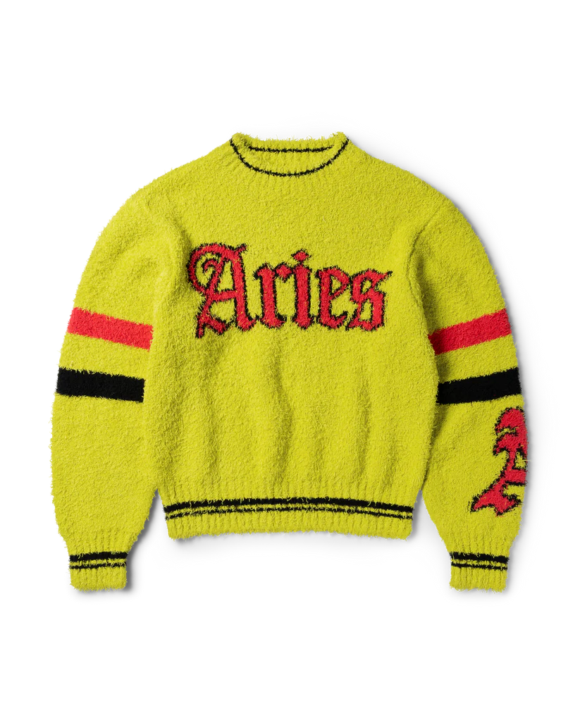 Acid Boucle Knit Crew__streetdrip.top