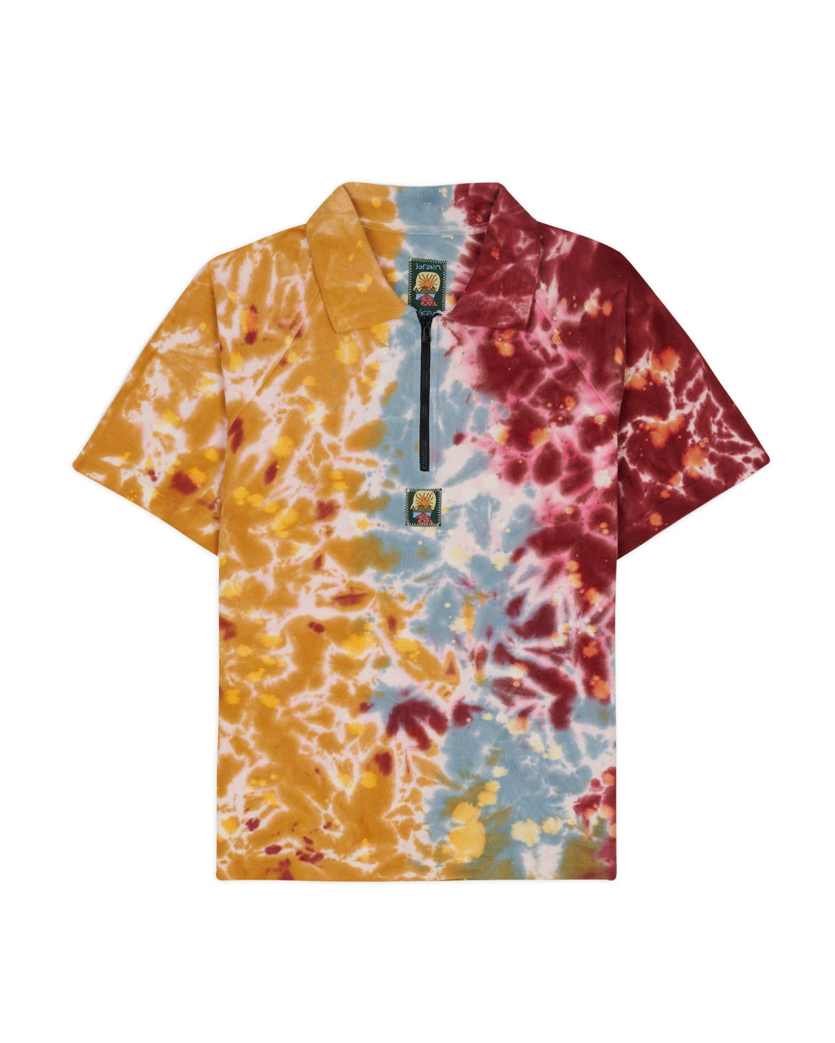 Dyed Short Sleeve Boxed Pique Polo - Terracotta__streetdrip.top