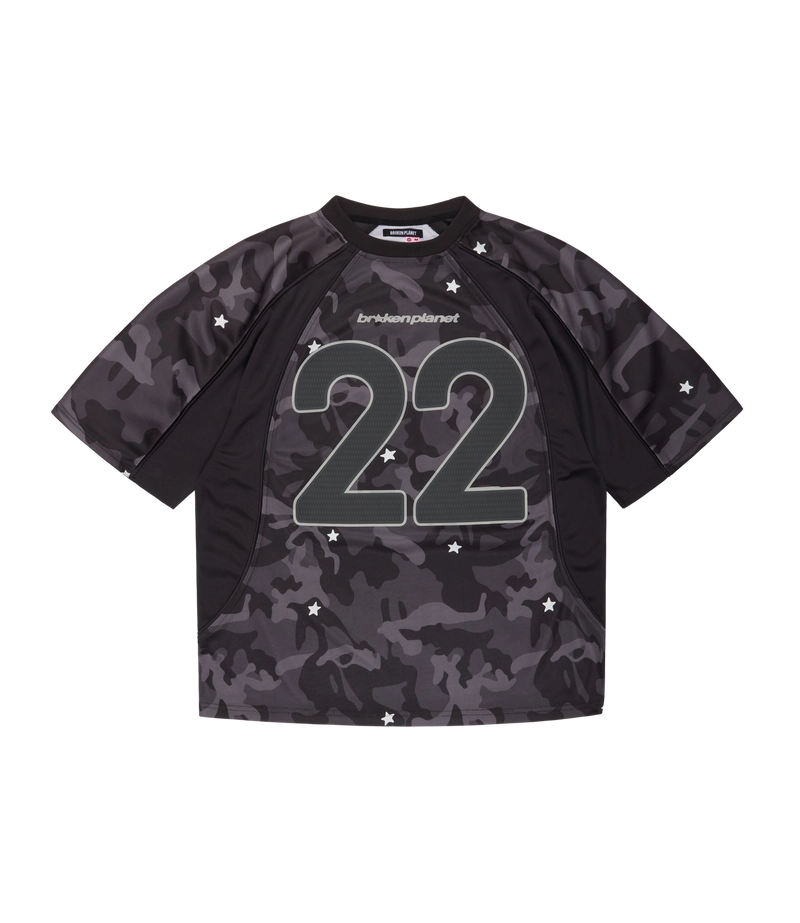Star Camo Reflective Football Jersey__streetdrip.top