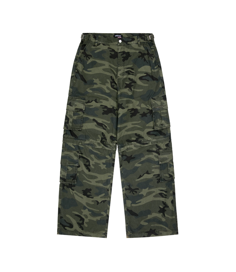 2-in-1 Star Camo Cargo Pants/Shorts__streetdrip.top