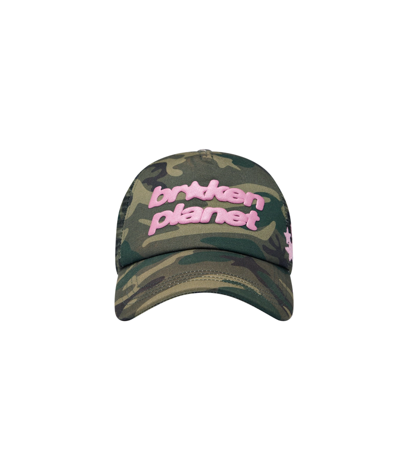 Star Camo Trucker Hat__streetdrip.top