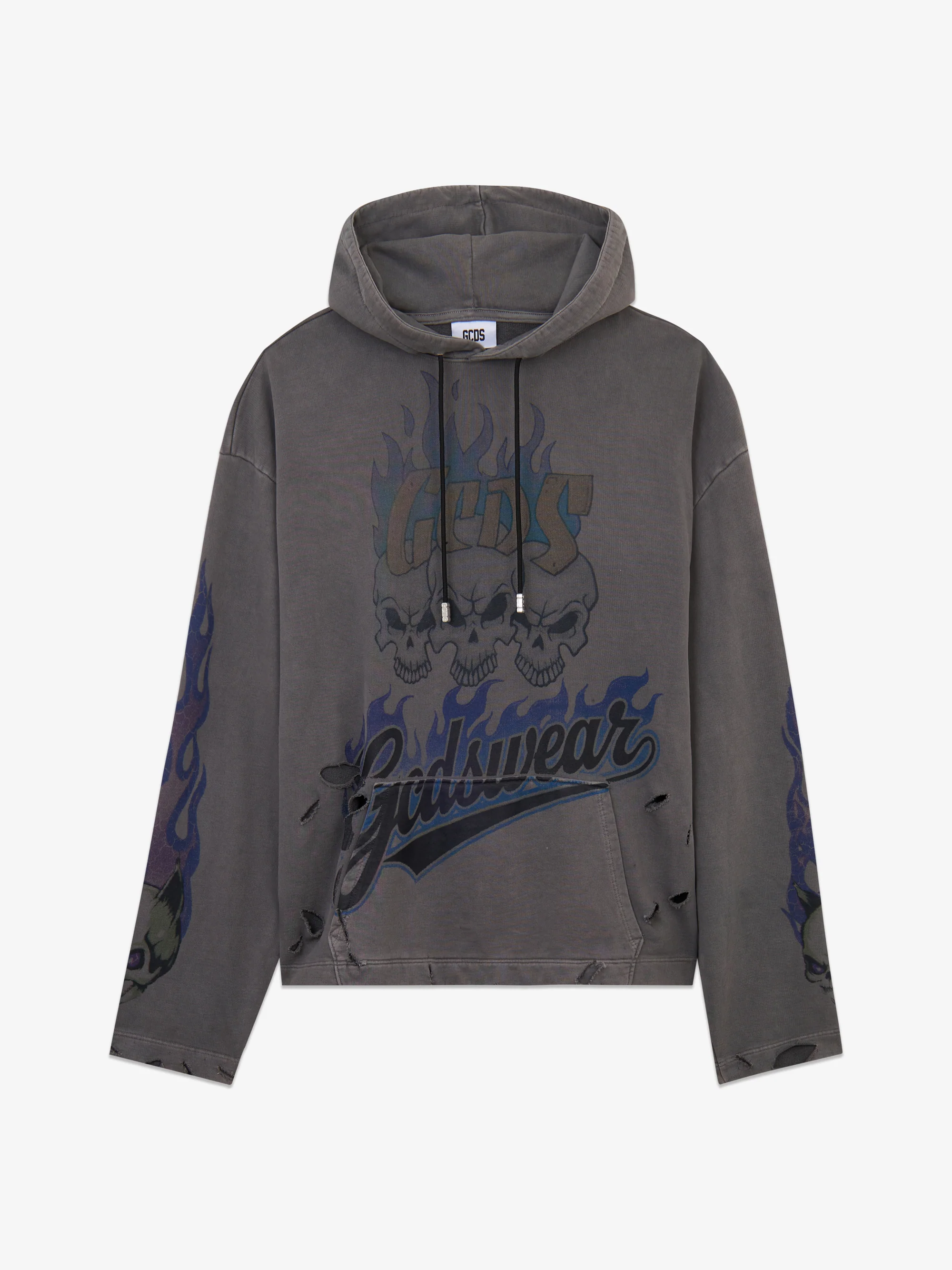 Riders Print Hoodie__streetdrip.top