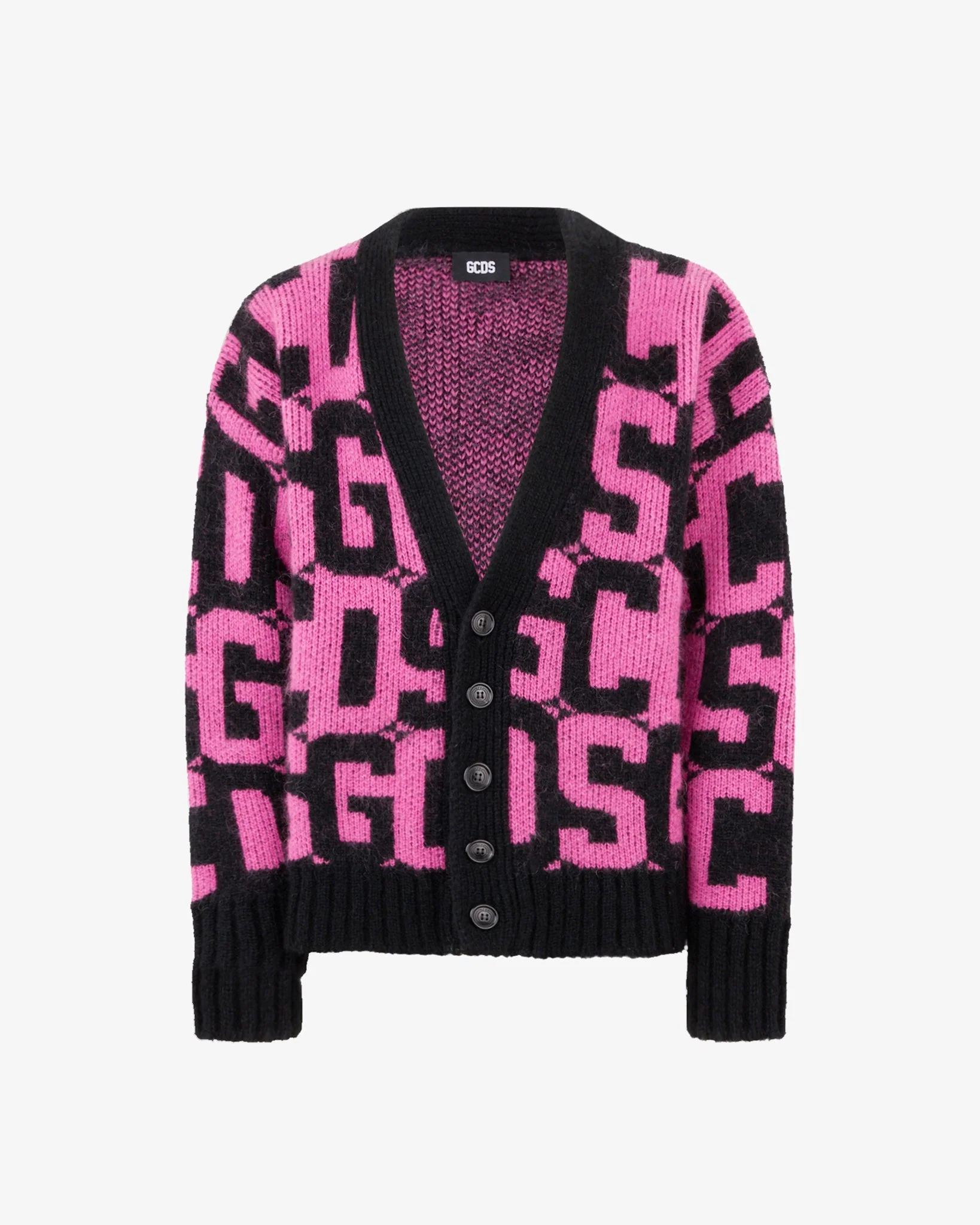 Monogram Buttoned Cardigan__streetdrip.top