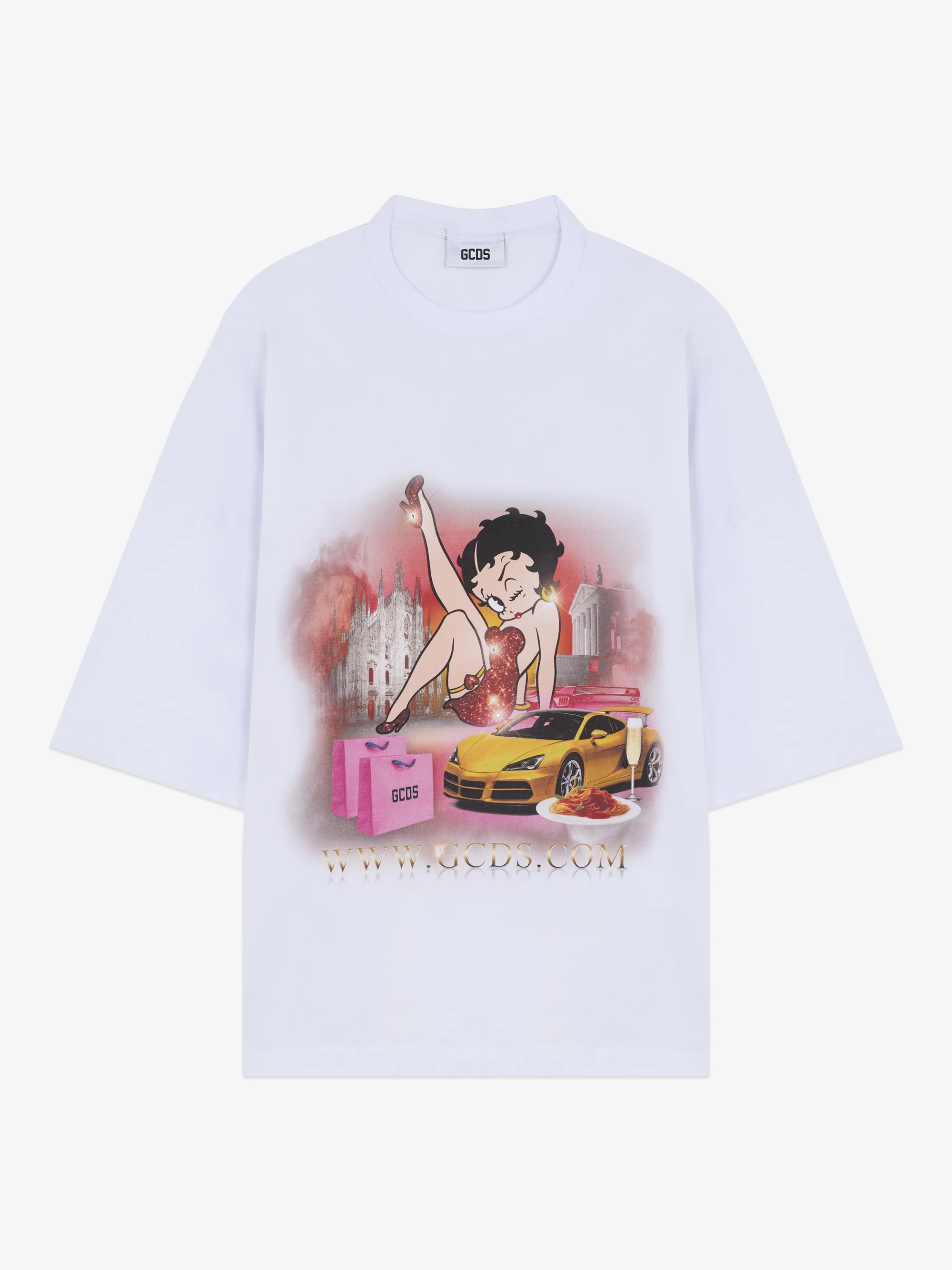 Betty Boop T-Shirt - white__streetdrip.top