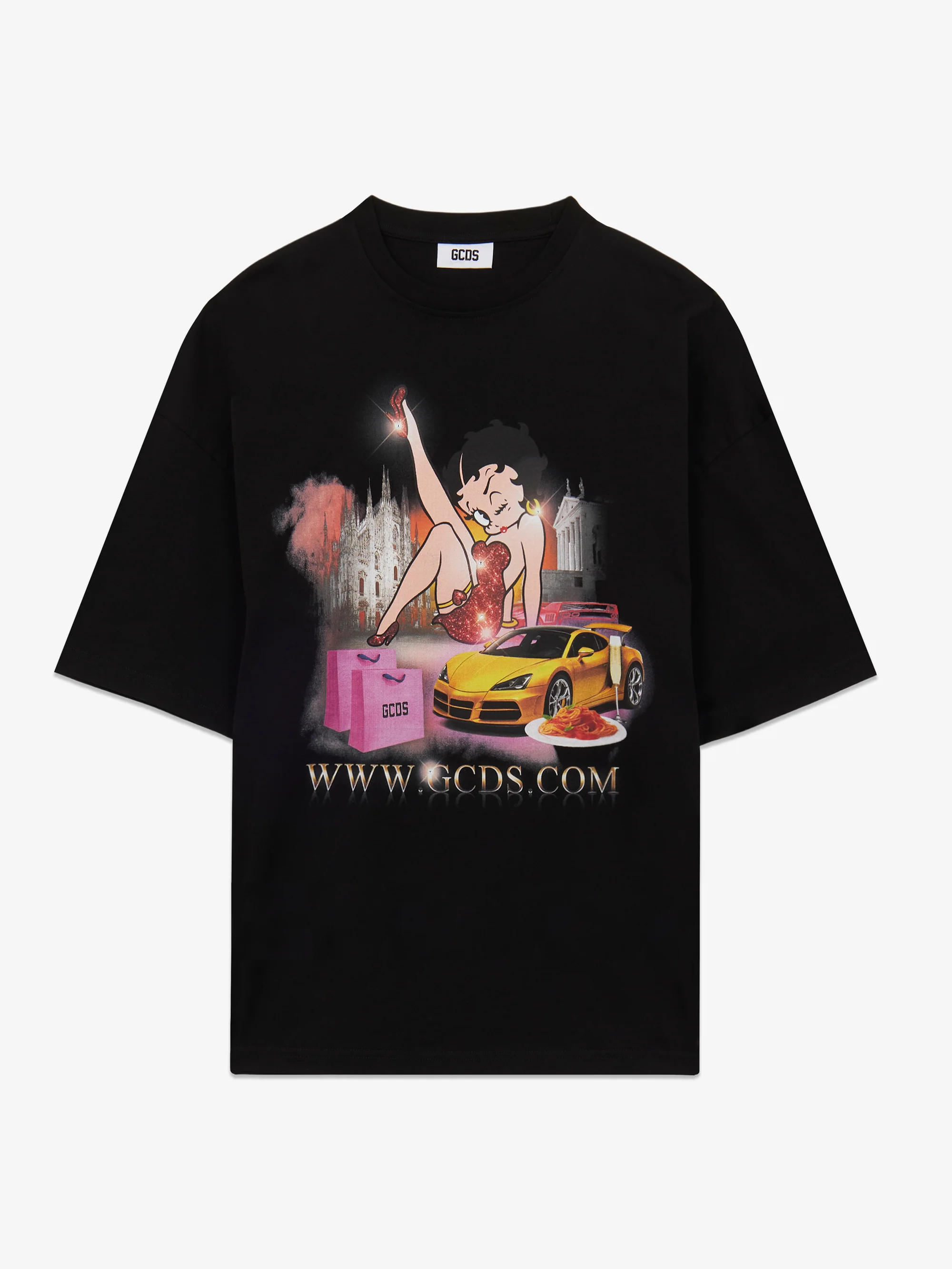 Betty Boop T-Shirt - black__streetdrip.top