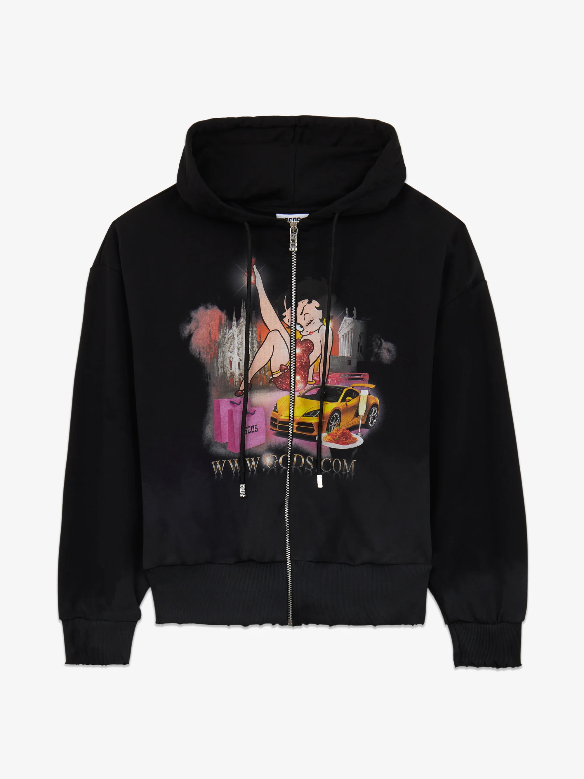 Betty Boop Hoodie Zip__streetdrip.top