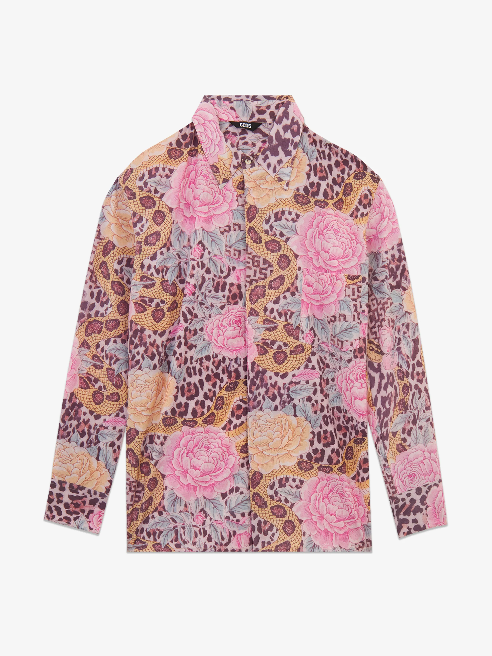 Multicolor Animalier Shirt__streetdrip.top