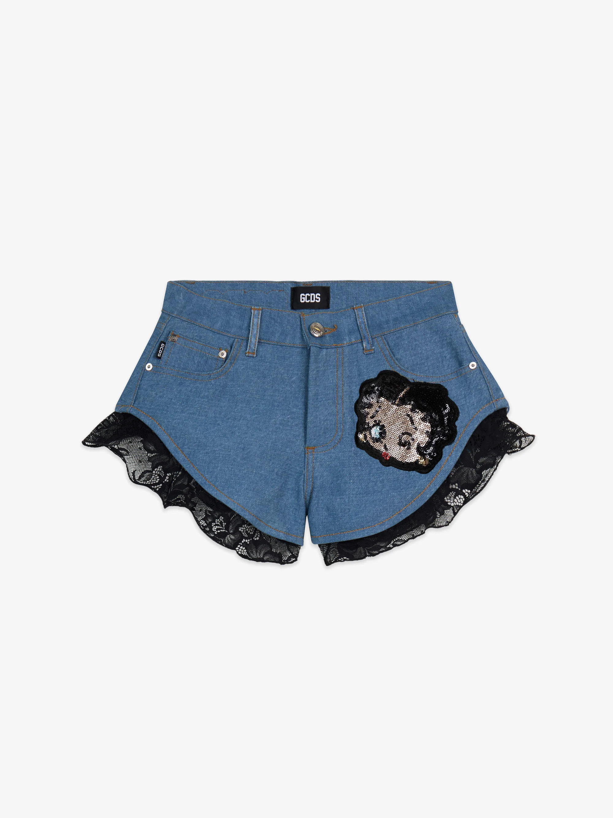 Betty Boop Mini Shorts__streetdrip.top