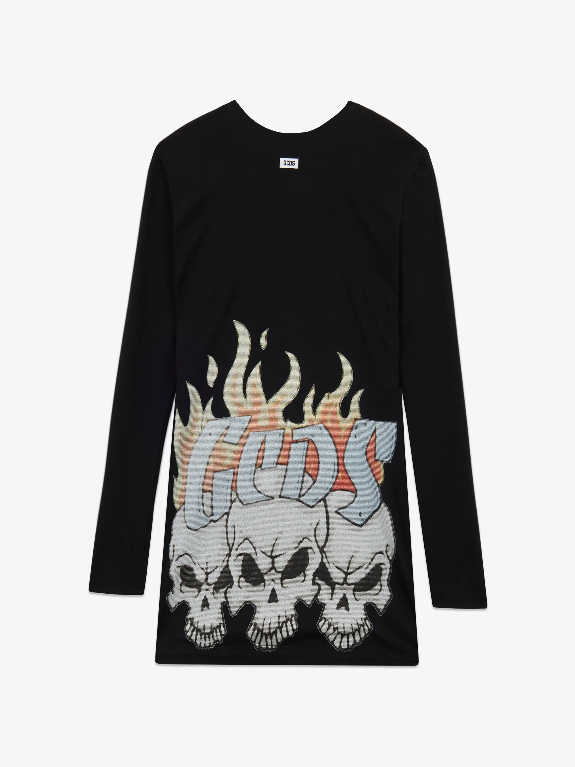 Riders Long-Sleeve Mini Dress__streetdrip.top