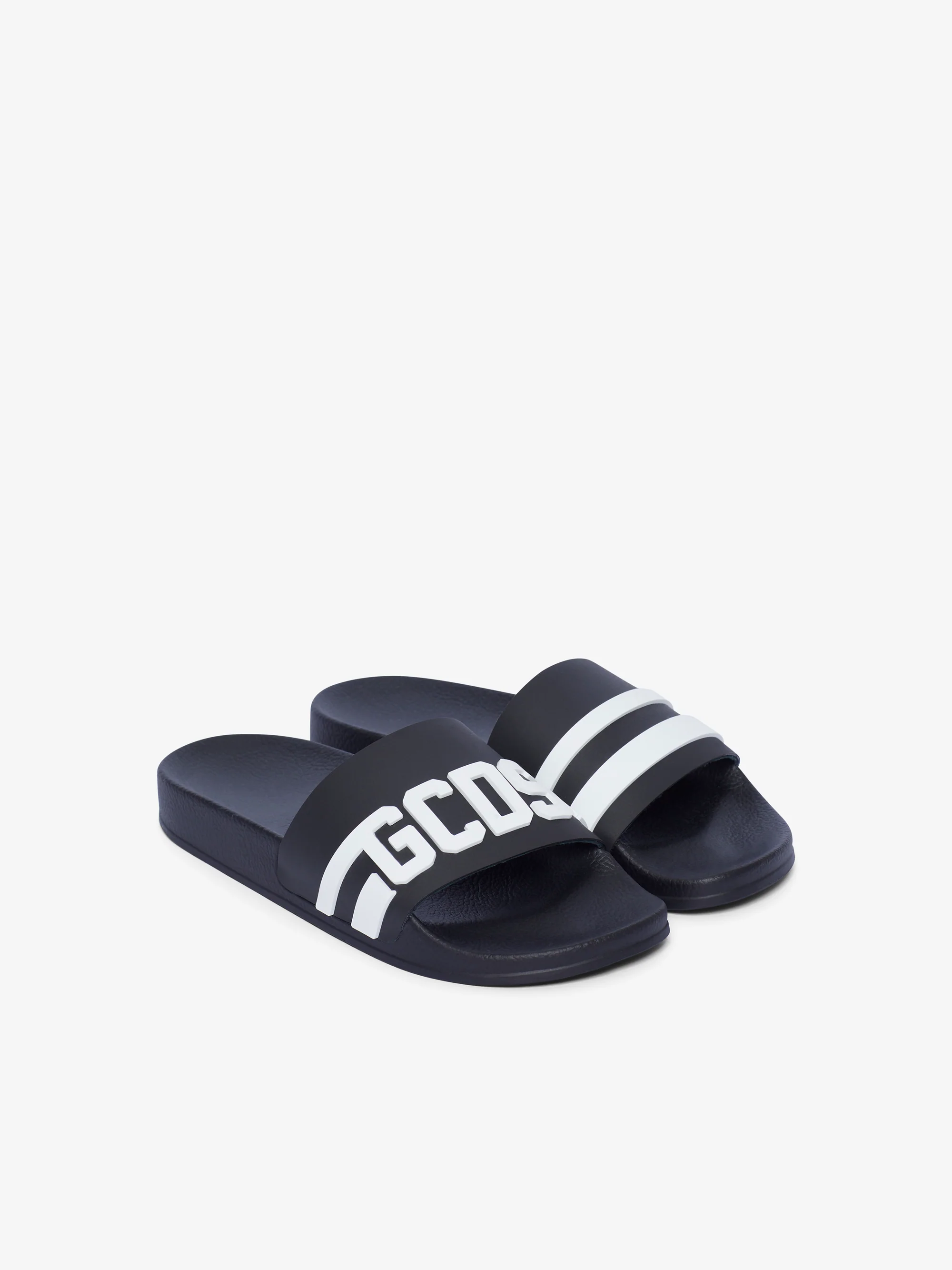 Logo Chain Sliders - black__streetdrip.top