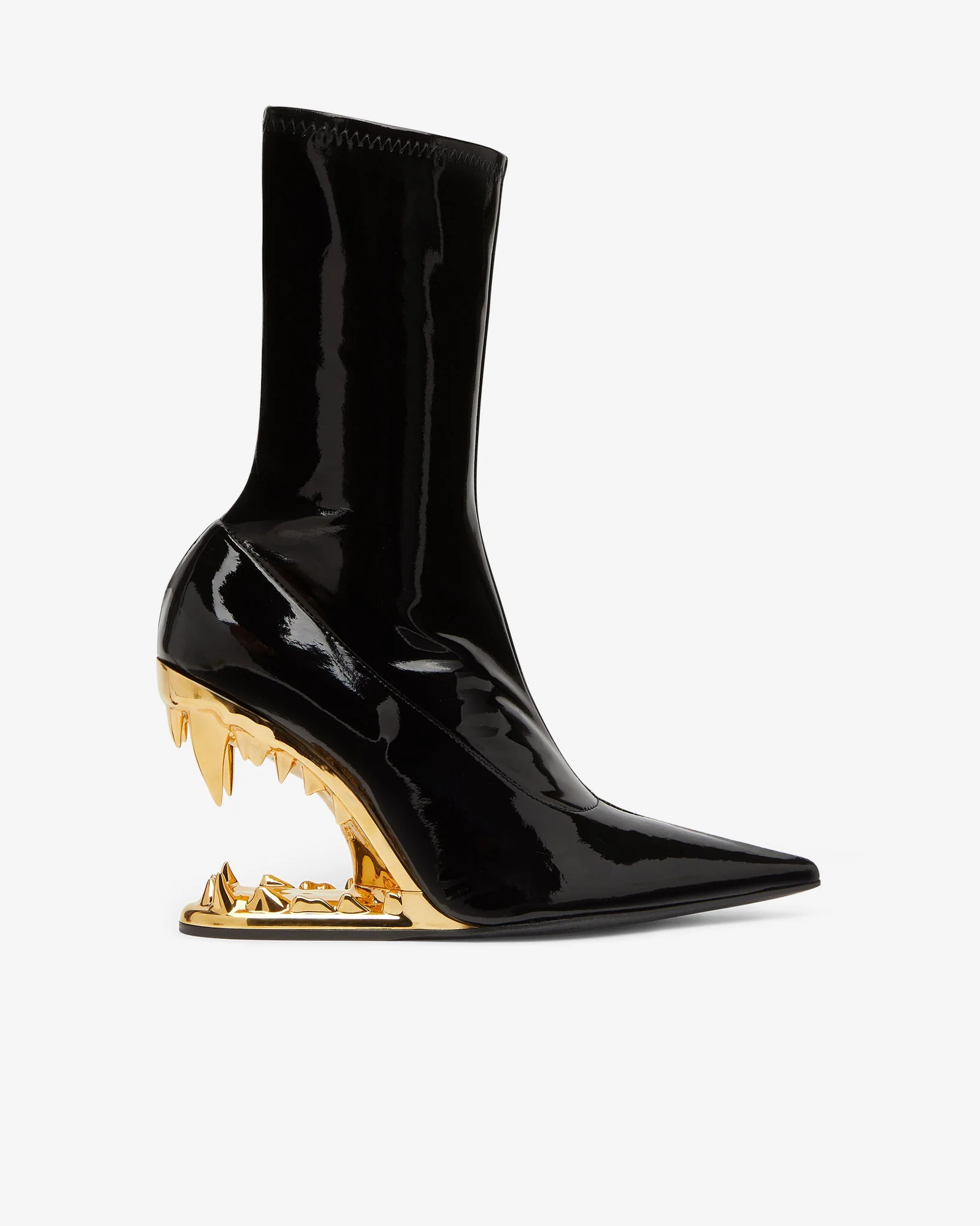Morso Vinyl Ankle Boots__streetdrip.top