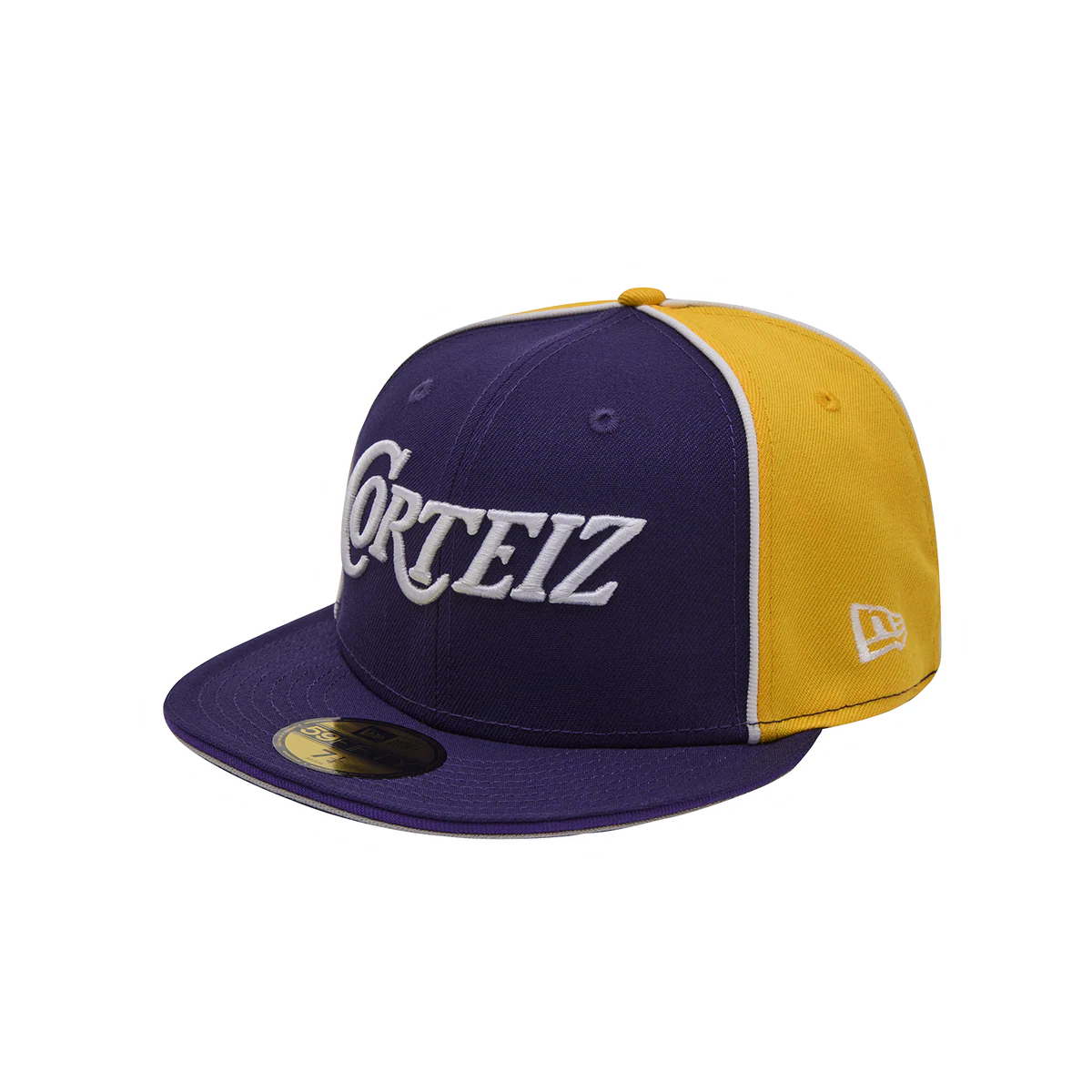 PIRATE RADIO NEW ERA FITTED CAP [PURPLE/GOLD]__streetdrip.top