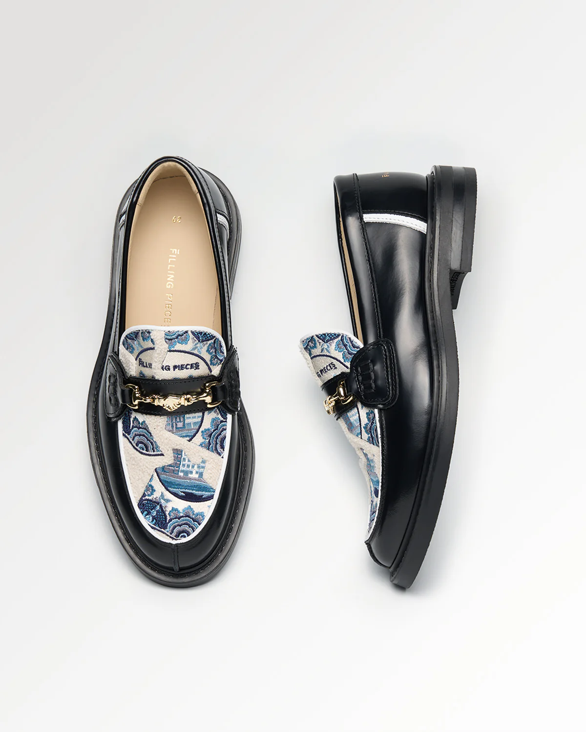 Loafer Broken Plate Black__streetdrip.top